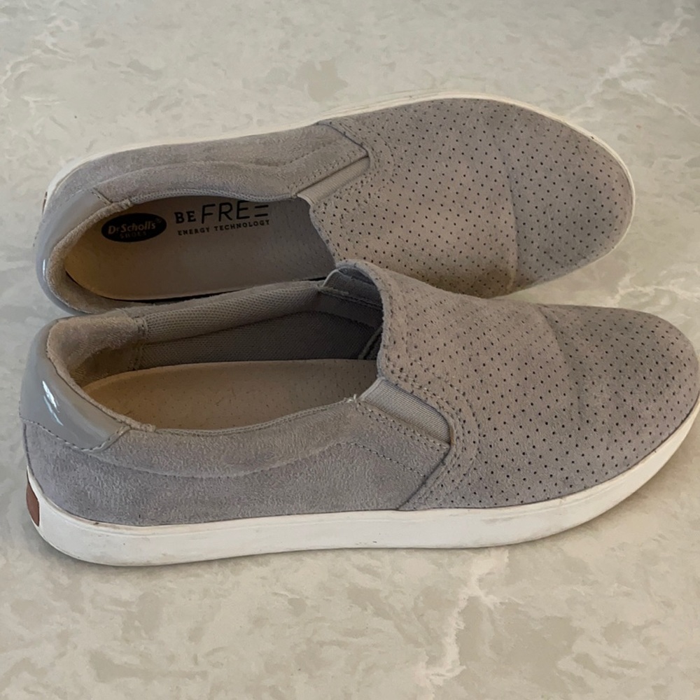 Dr. Scholl’s grey women’s slip on shoes